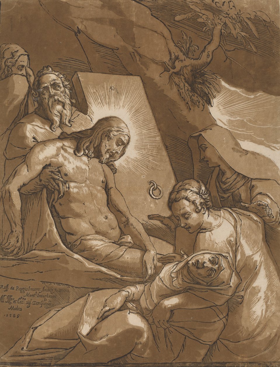 A síremlék, 1585. alkotó: Andrea Andreani