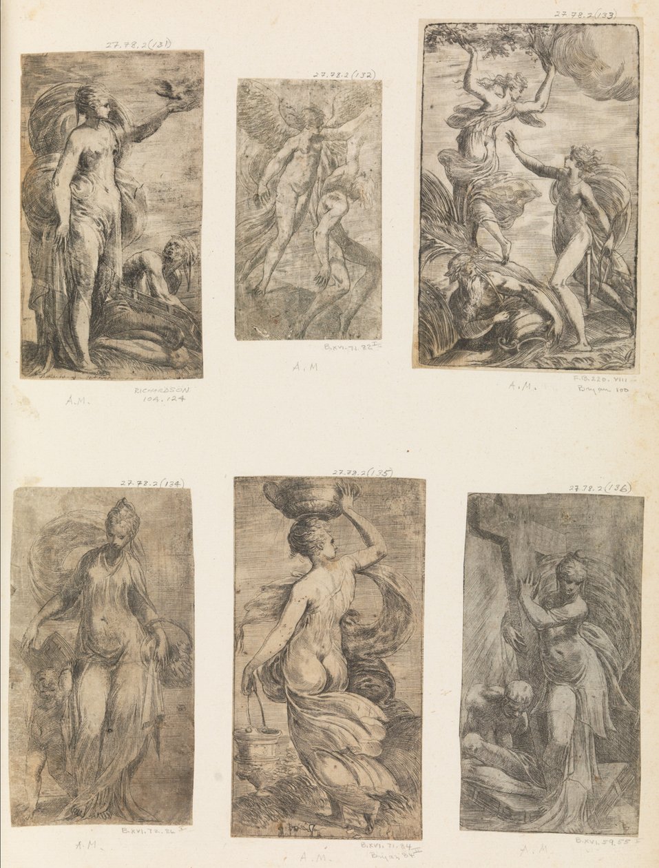 Apollo és Daphne, kb. 1538-40 . alkotó: Andrea Schiavone