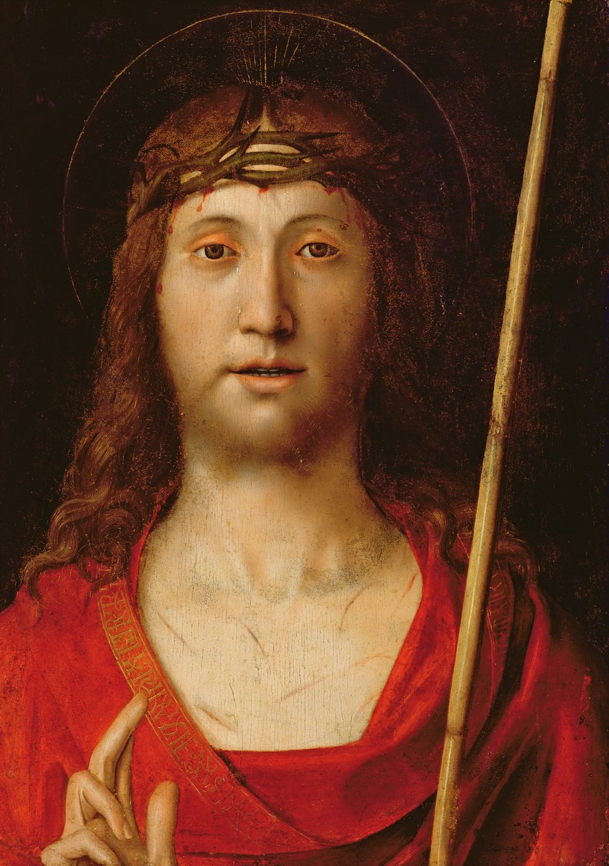 Ecce Homo (olaj a panelen) alkotó: Andrea Solario