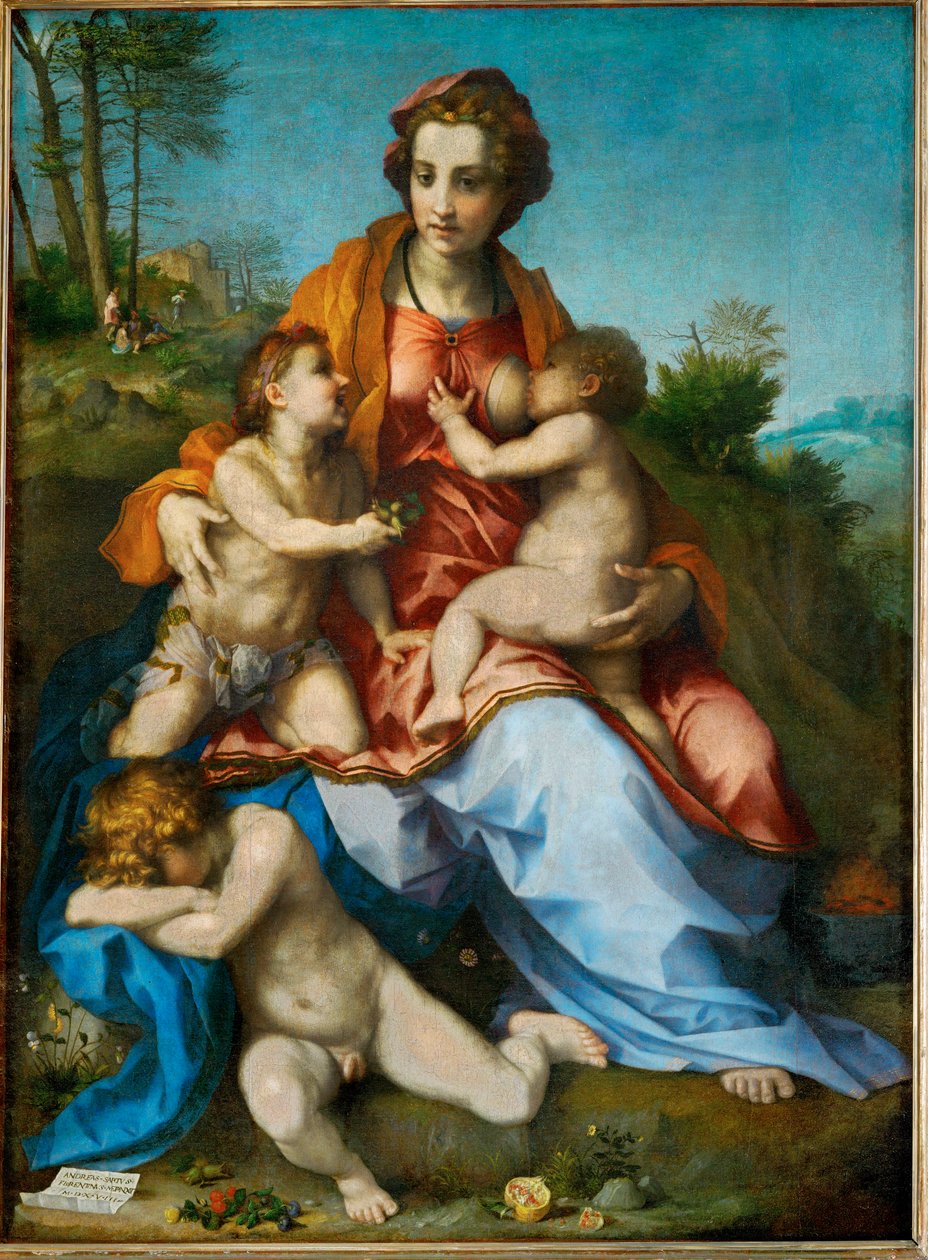 Jótékonysági ... alkotó: Andrea del Sarto