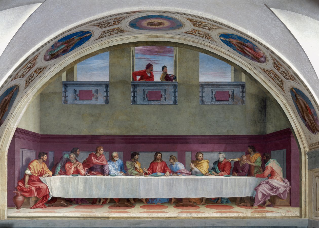Az utolsó vacsora alkotó: Andrea del Sarto