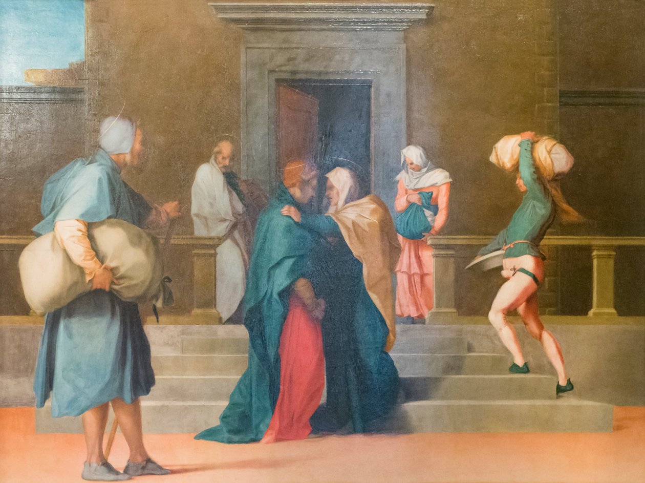 A vizitáció 1524 után alkotó: Andrea del Sarto