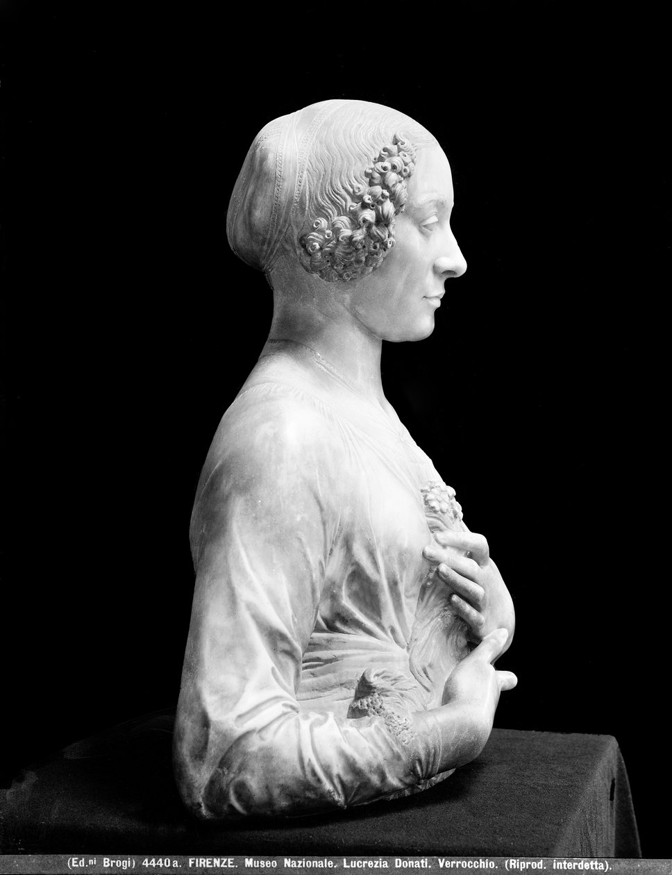 Hölgy csokorral (márvány) alkotó: Andrea del Verrocchio