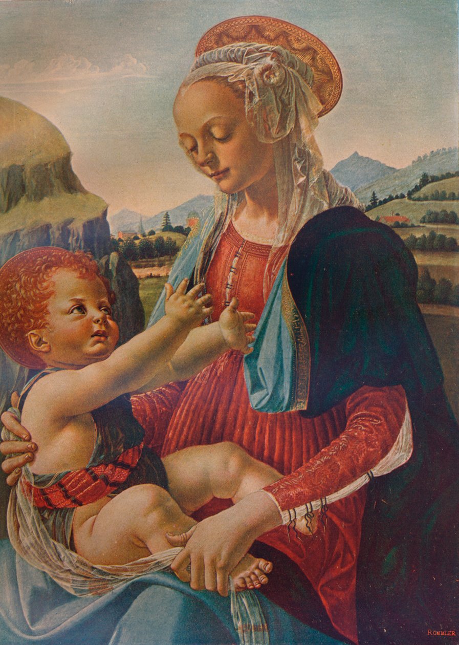 Szűz és gyermek, c1470, 1911 alkotó: Andrea del Verrocchio