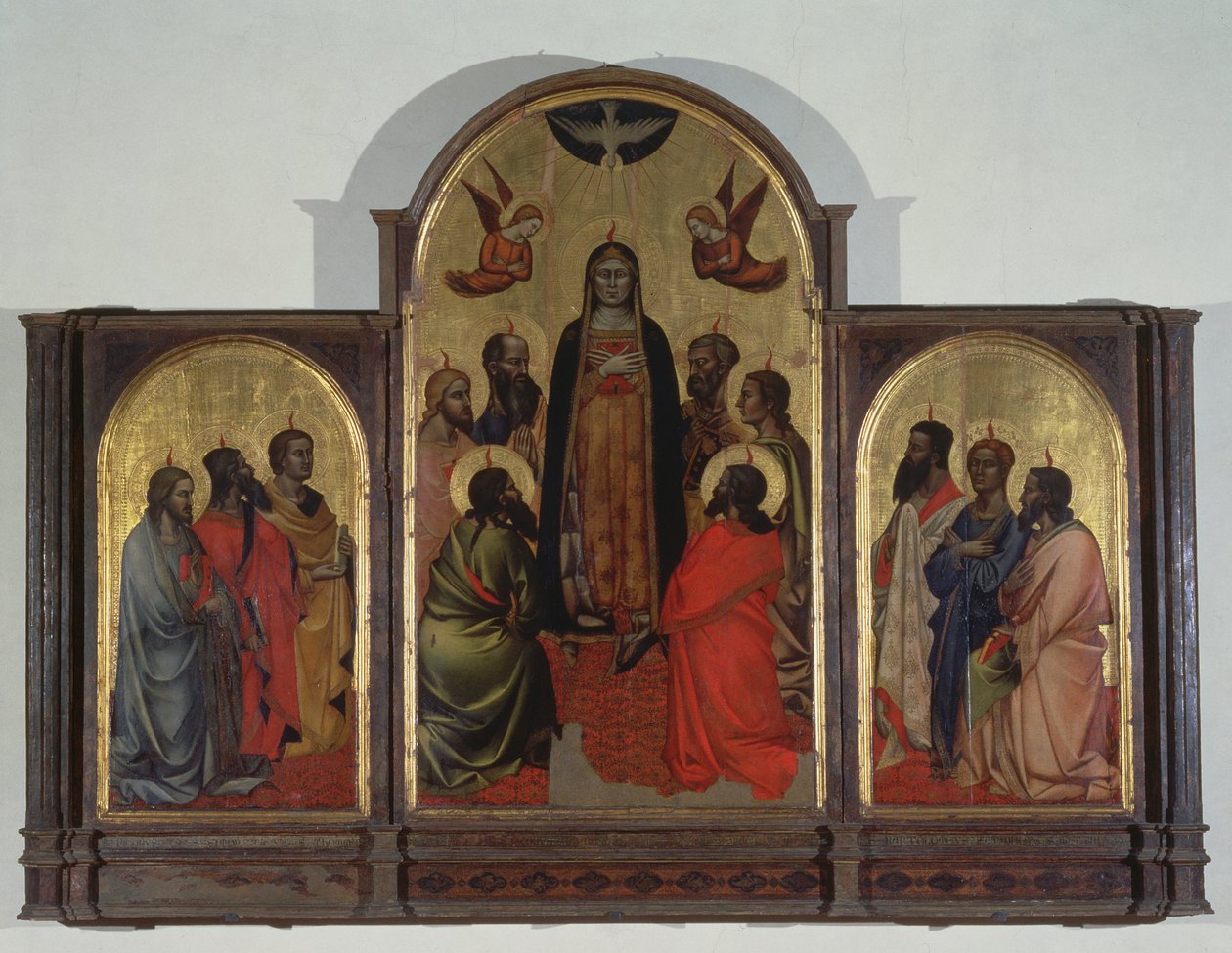 Pünkösd (tempera a panelen) alkotó: Andrea di Cione Orcagna