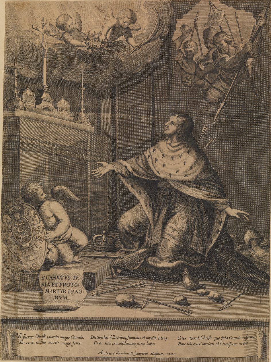 Szent Kánú vértanúsága alkotó: Andreas Reinhardt