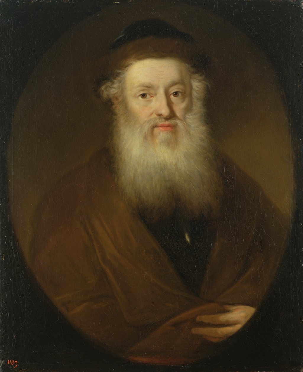 Rabbi portréja, 1709 körül alkotó: Andreas Scheits