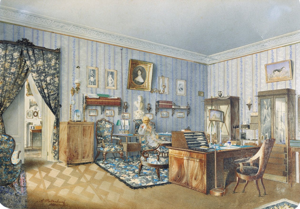Belső, 1860. alkotó: Andrei Alexeevich Redkovsky