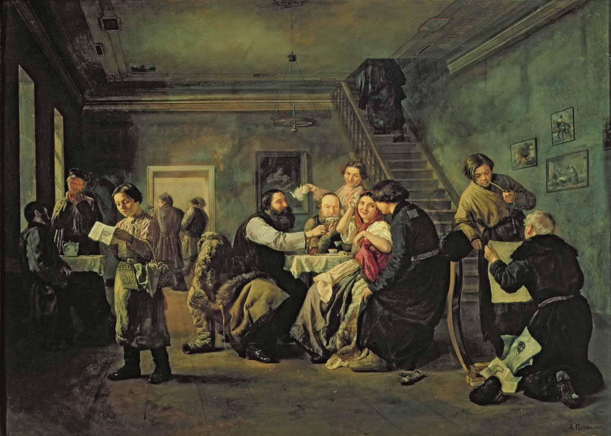 Egy evőház, 1859 alkotó: Andrei Andreevich Popov