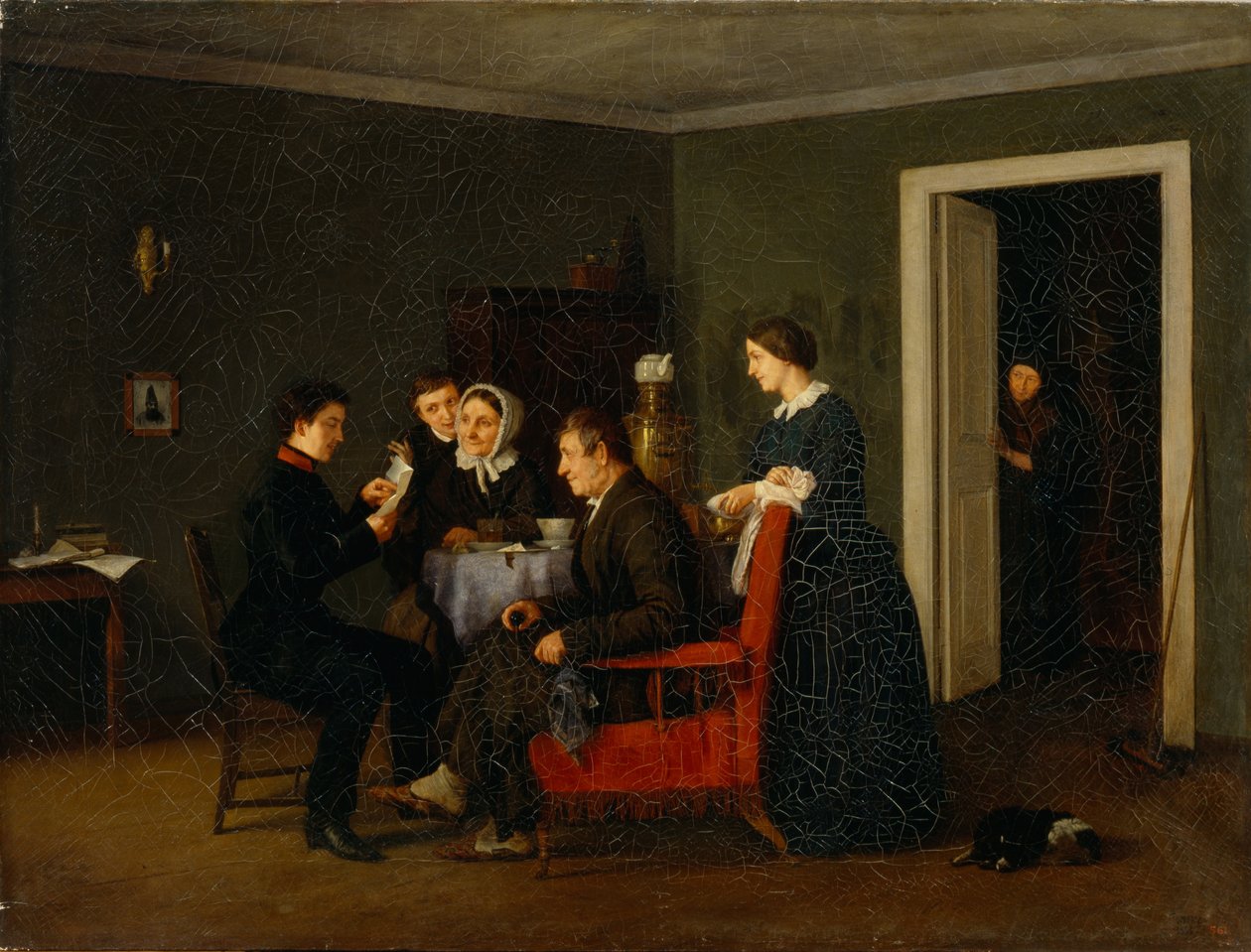 Örömteli levél, 1858 alkotó: Andrei Andreyevich Popov