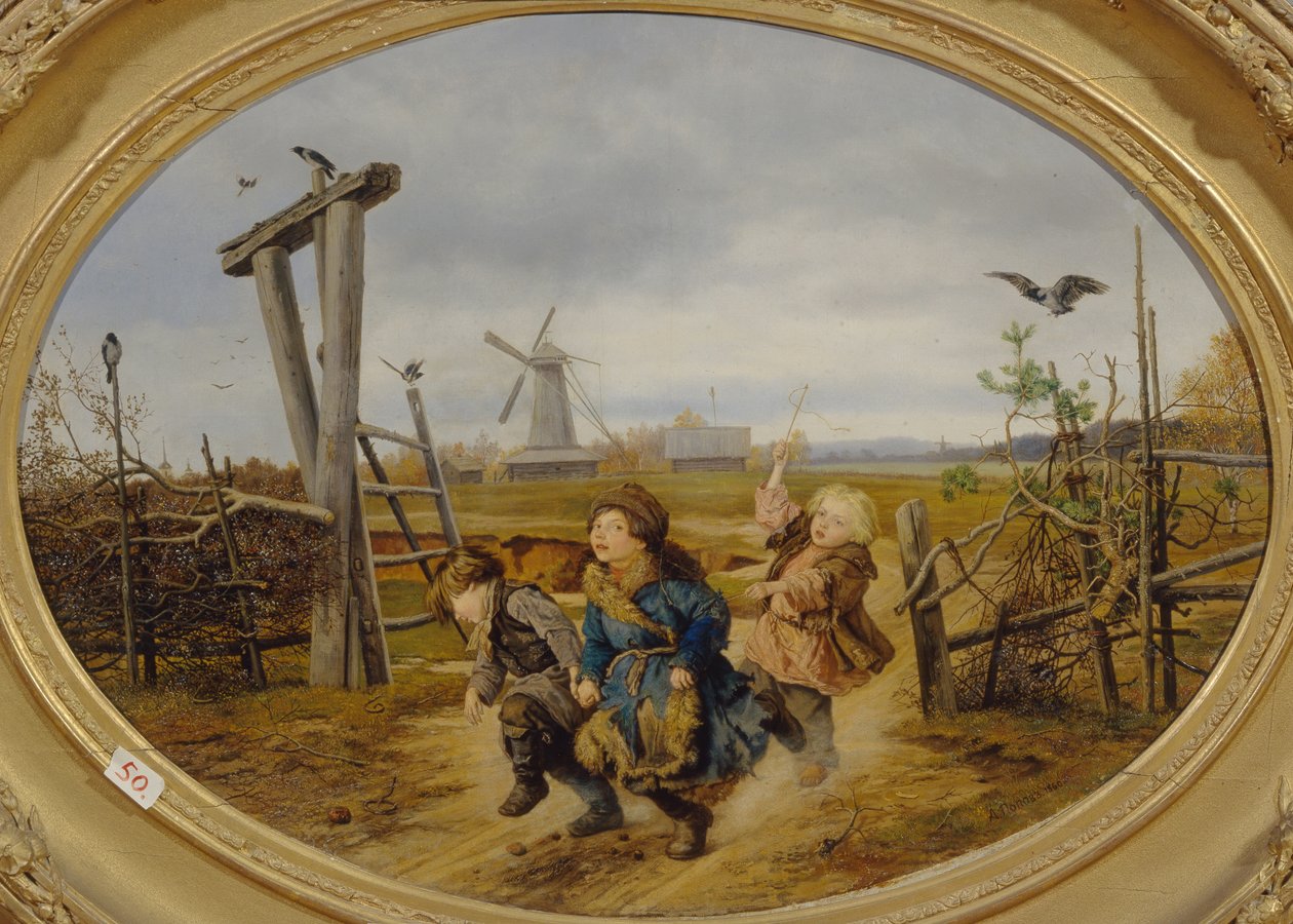 Trojka, 1860 alkotó: Andrei Andreyevich Popov