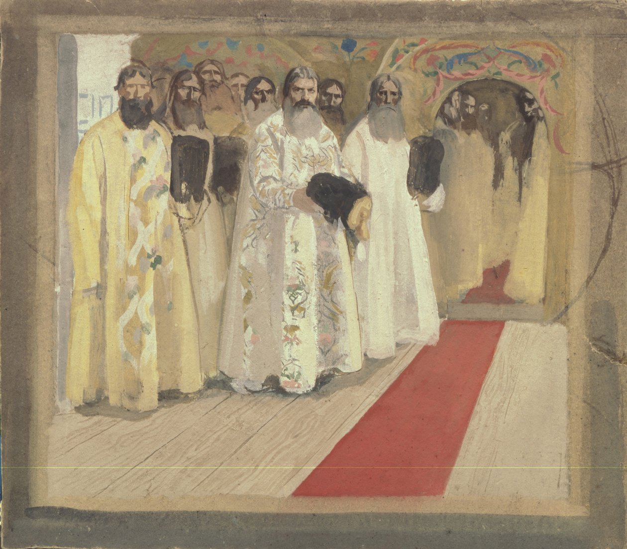 A cárra várva, 1901 alkotó: Andrei Petrovich Ryabushkin