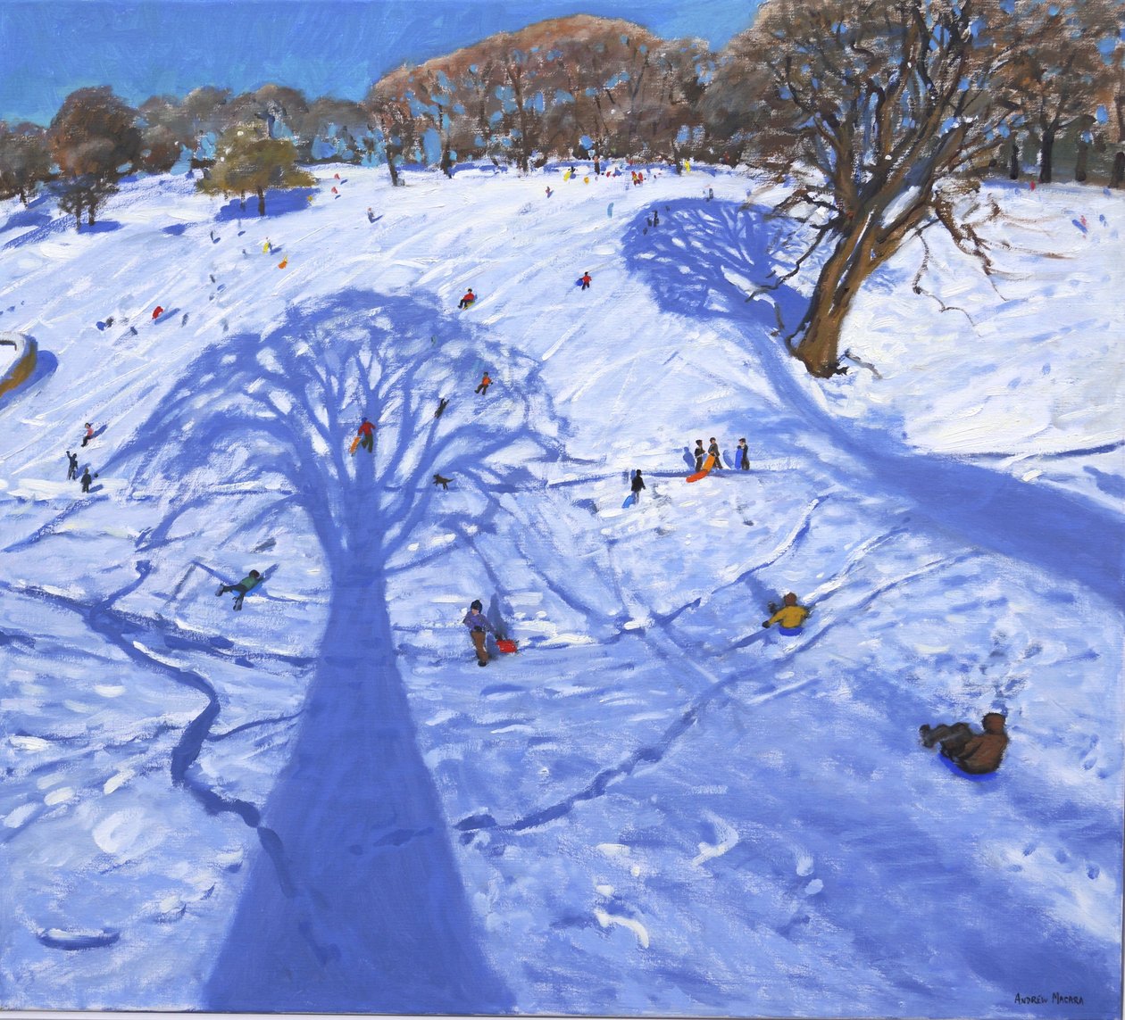 Chatsworth, téli fa árnyékai, 2013, alkotó: Andrew Macara