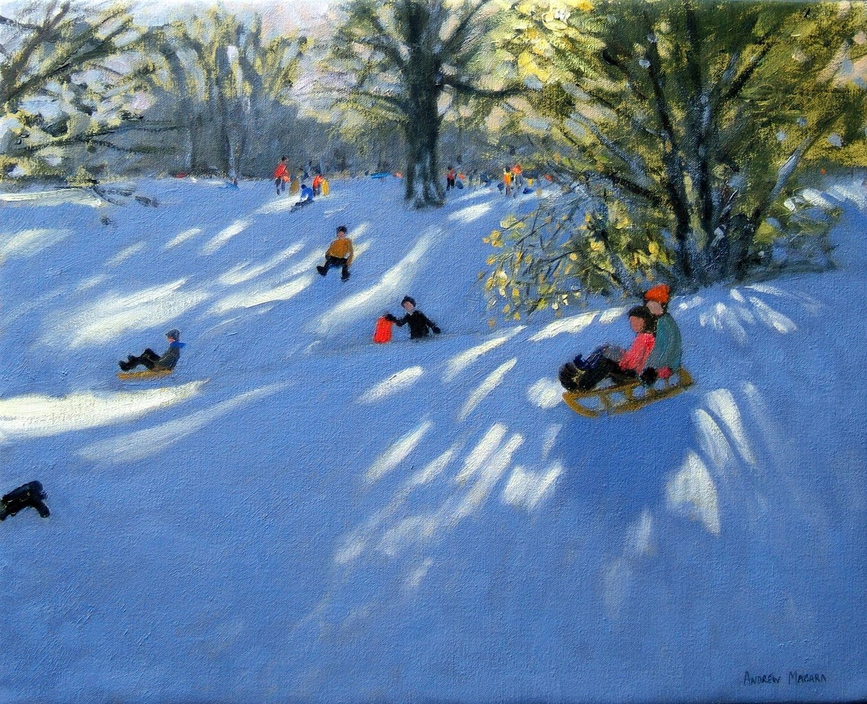 Korai hó, Darley Park, Derby alkotó: Andrew Macara