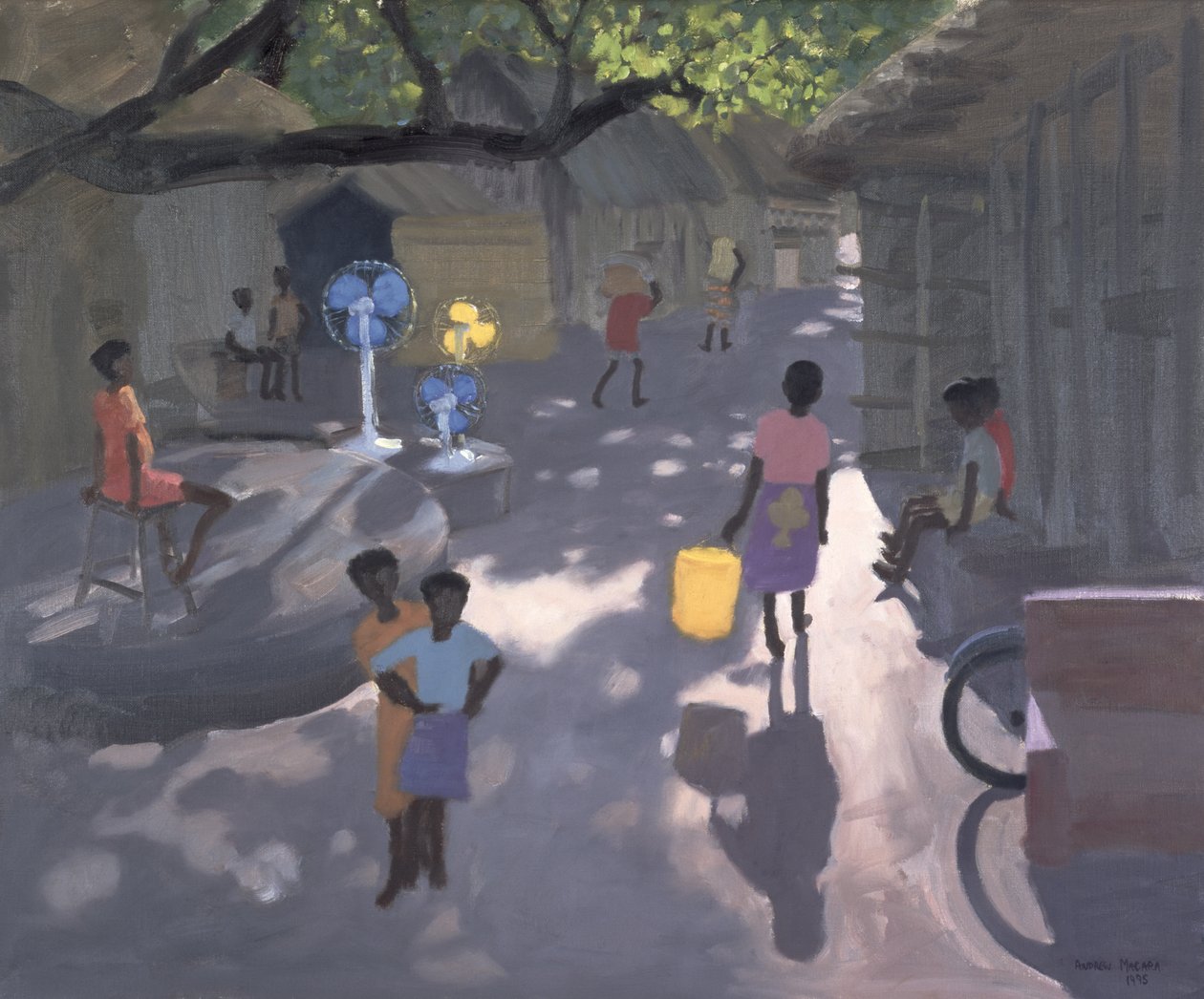 Fan Seller, Malindi, Kenya, 1995 alkotó: Andrew Macara
