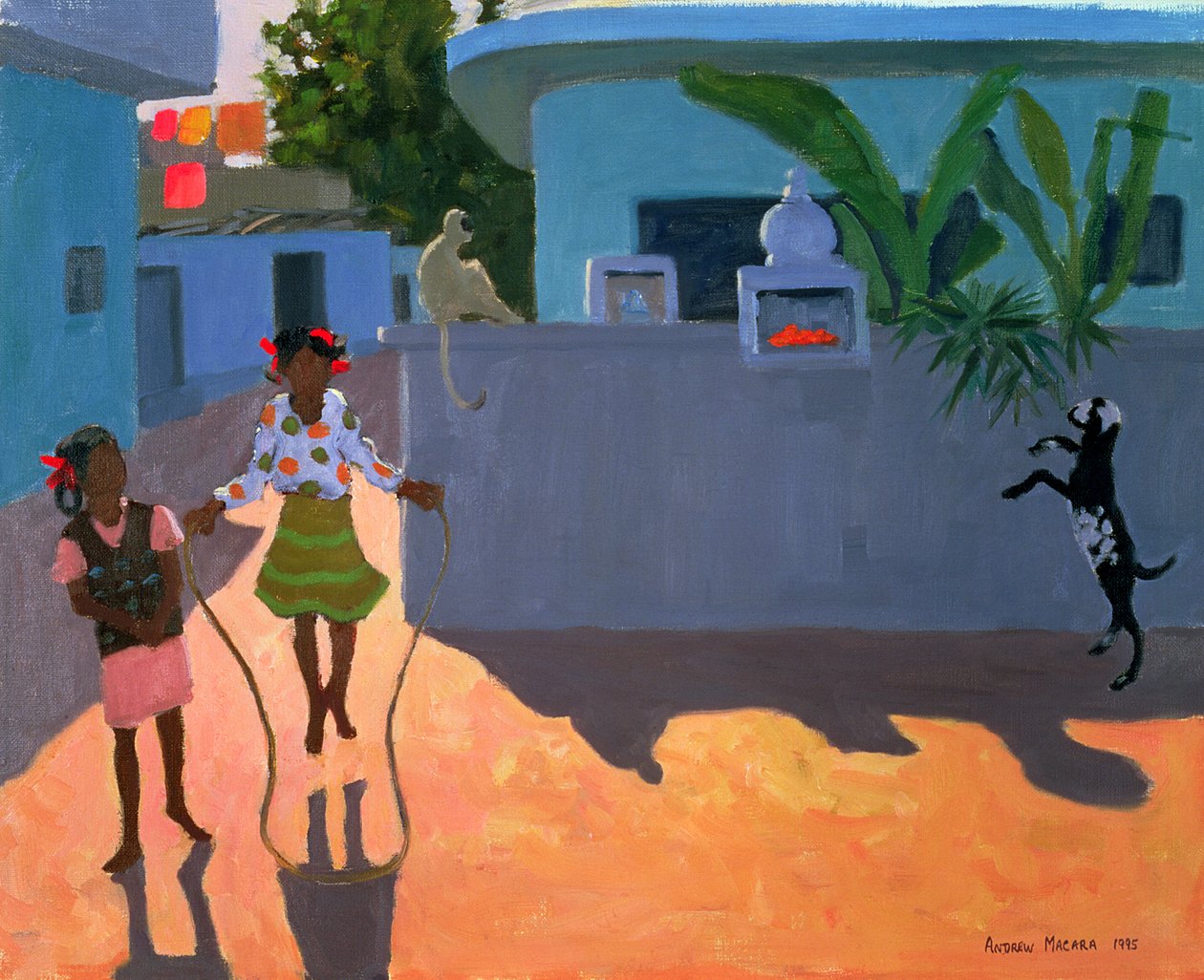 Ugráló lány, India,1995 alkotó: Andrew Macara
