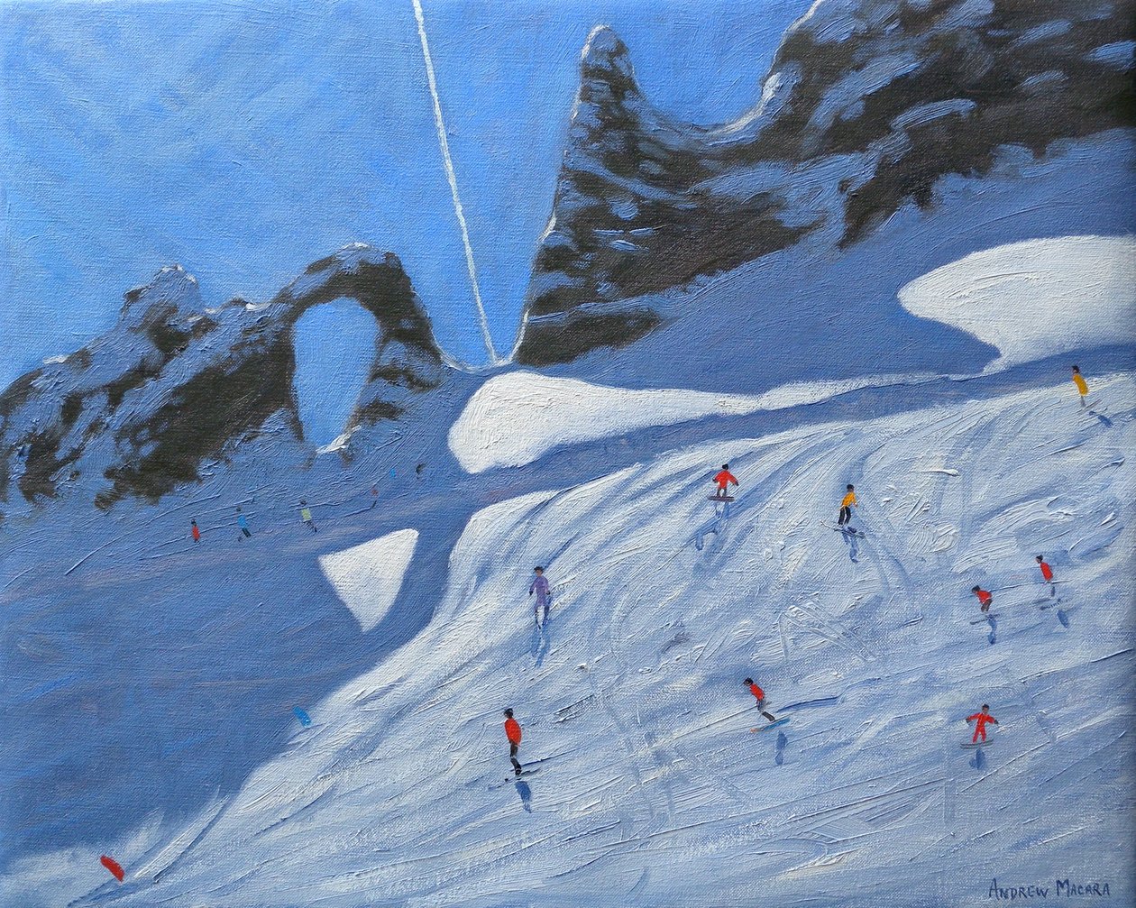 Aiguille Percee, Tignes, 2009 alkotó: Andrew Macara