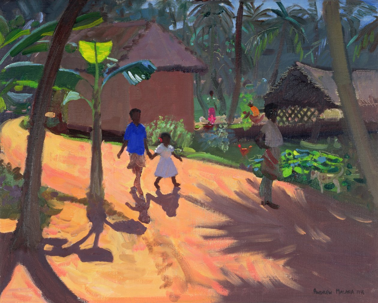 Út a Kovalum strandra, Kerala, 1996 alkotó: Andrew Macara