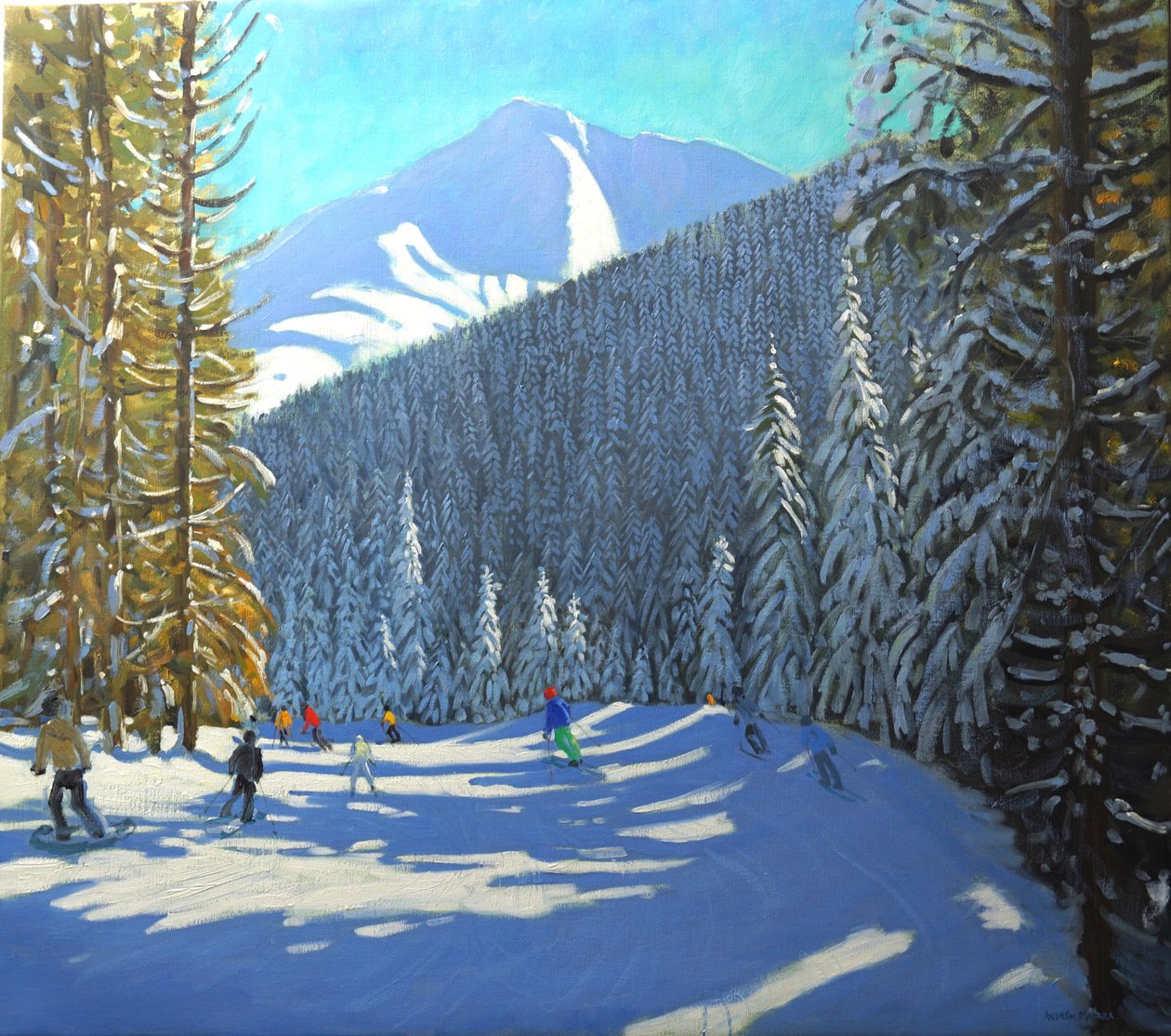 Síelés, Beauregard La Clusaz, 2012 alkotó: Andrew Macara