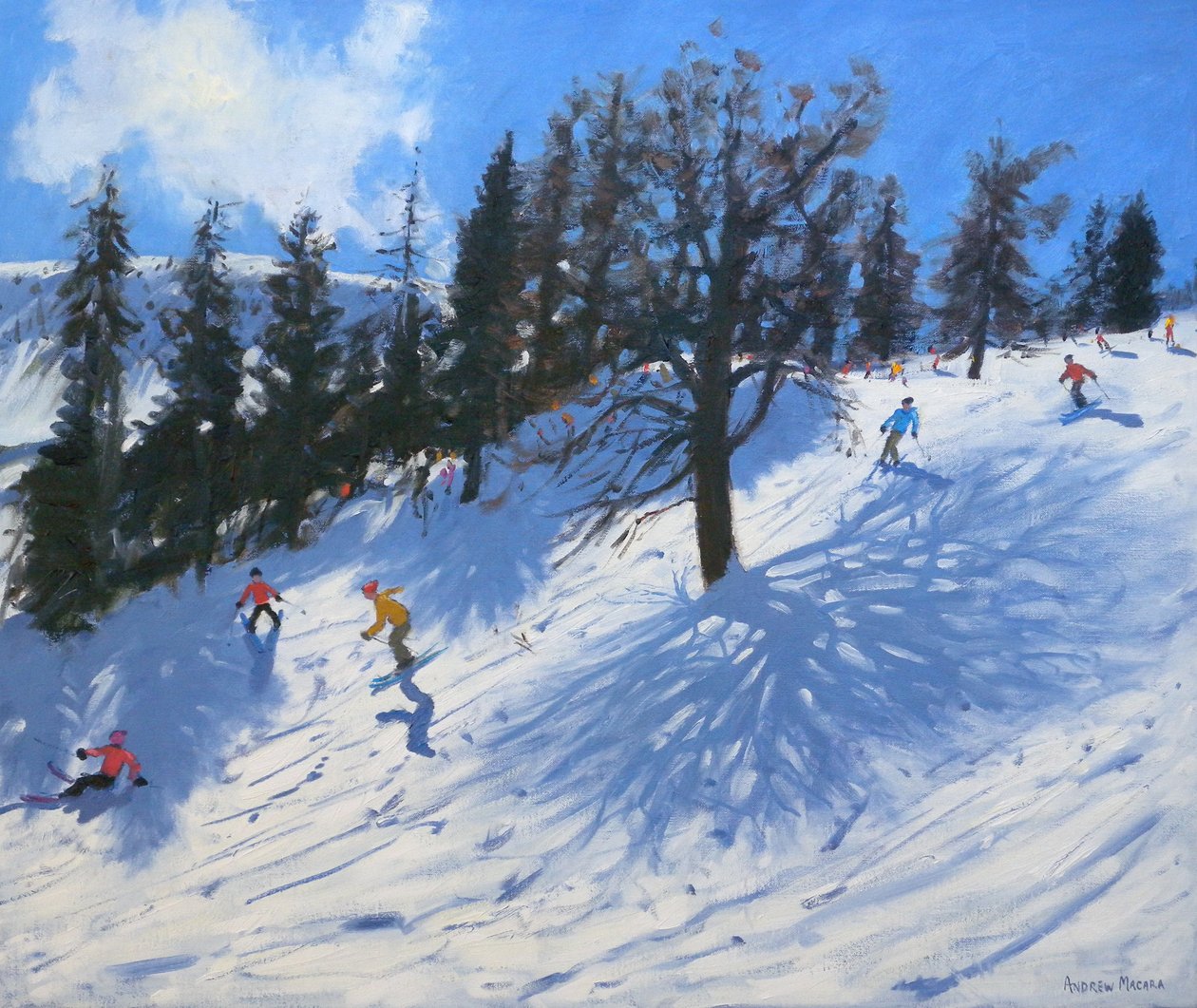 Tavaszi síelők, Verbier, 2010 alkotó: Andrew Macara