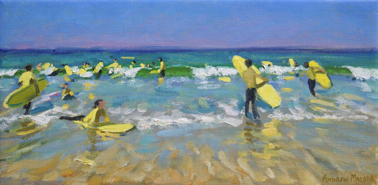 Szörfiskola St. Ives-ben alkotó: Andrew Macara