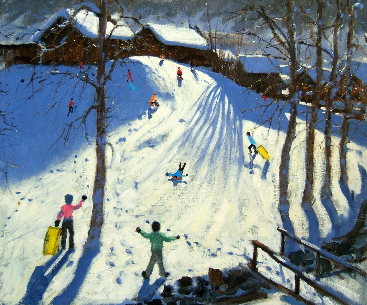 A gyaloghíd, Morzine alkotó: Andrew Macara