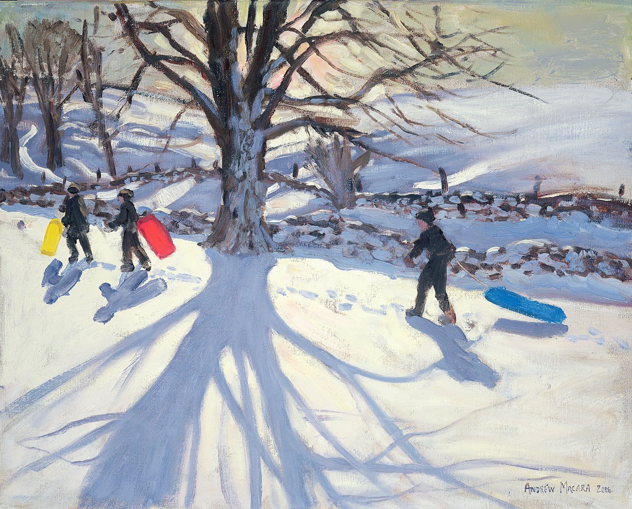 Szánkózás, Youlgreave közelében, 2004 alkotó: Andrew Macara