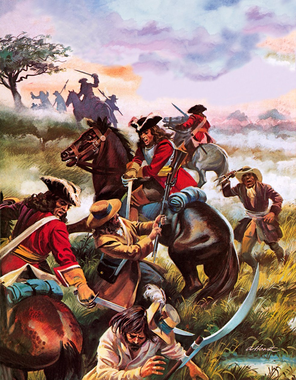 A sedgemoori csata 1685 alkotó: Andrew Howat
