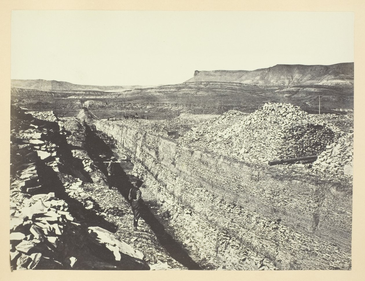 Burning Rock Cut, Green River Valley alkotó: Andrew Joseph Russell