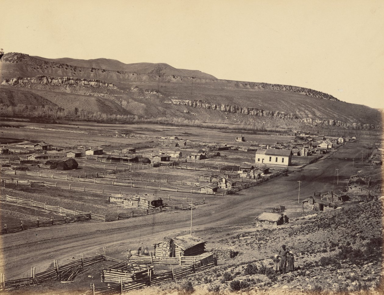 36. tábla. Coalville, Weber-völgy,1869 (fénykép) alkotó: Andrew Joseph Russell