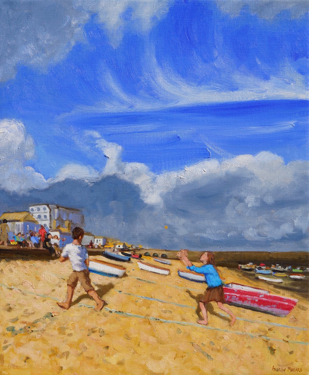 Elkapni a labdát, St Ives, 2016, alkotó: Andrew Macara