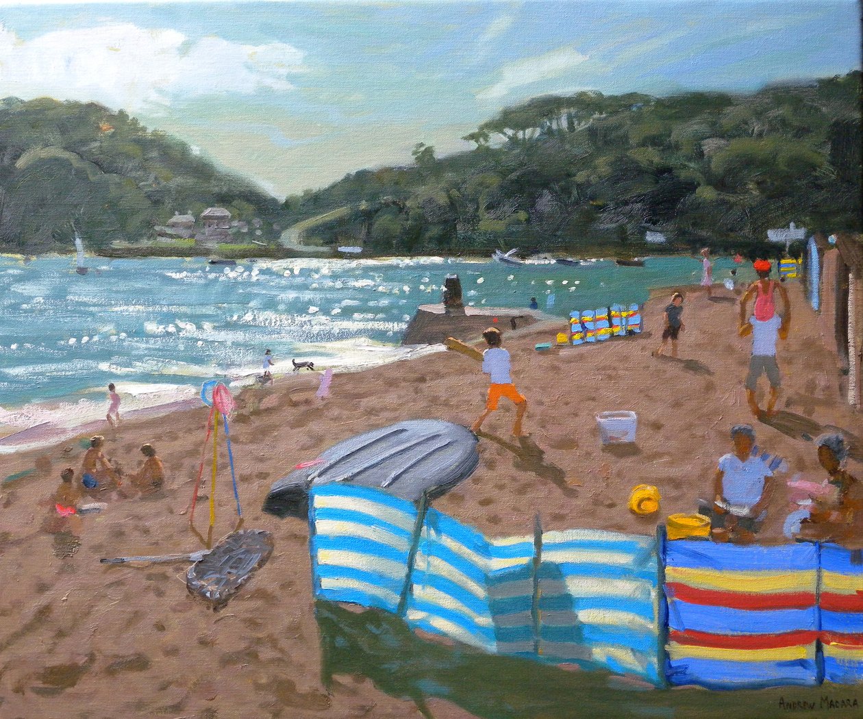 Krikett, 2010 (olaj, vászon) alkotó: Andrew Macara