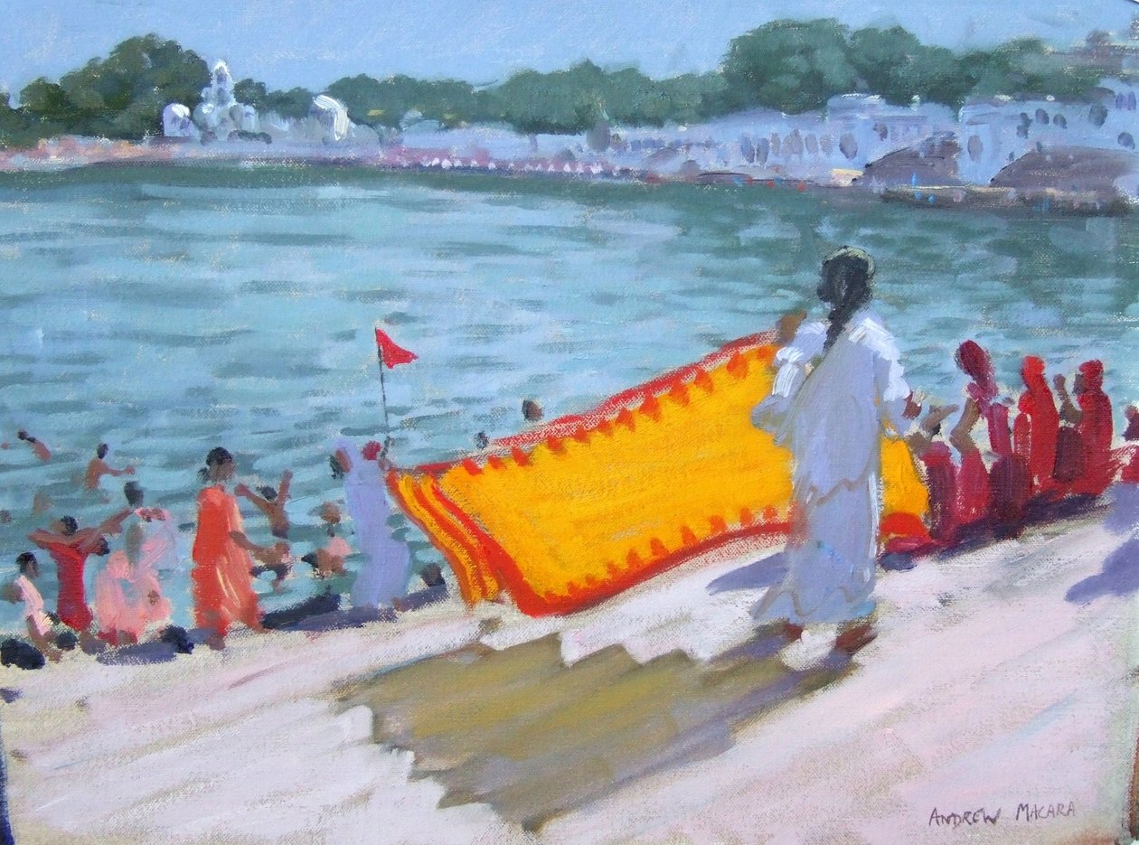 Szári szárítás, Pushkar alkotó: Andrew Macara