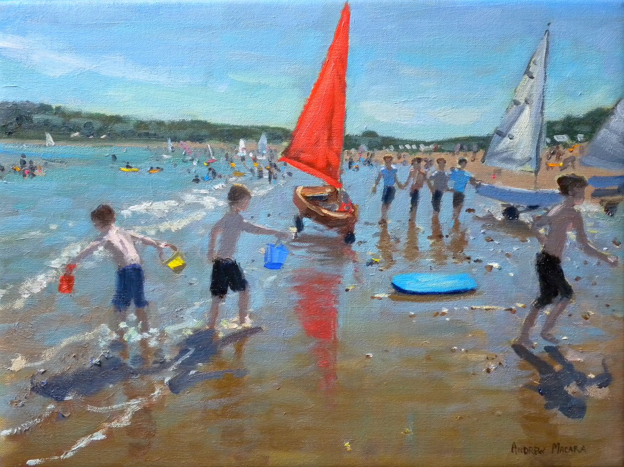 Vörös vitorla, 2011 (olaj, vászon) alkotó: Andrew Macara