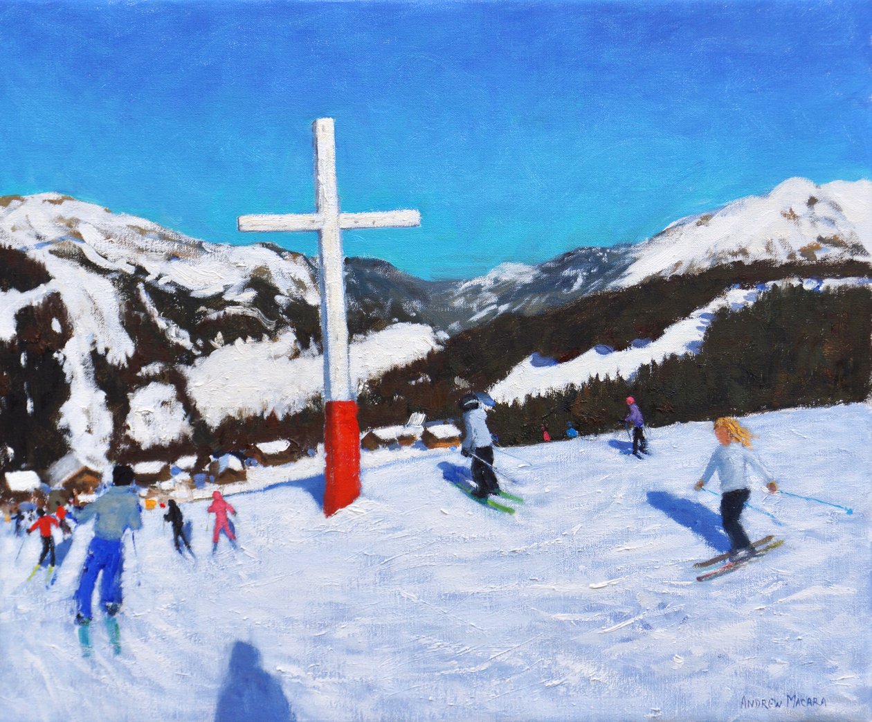 A kereszt,Morzine,Franciaország, 2017 alkotó: Andrew Macara