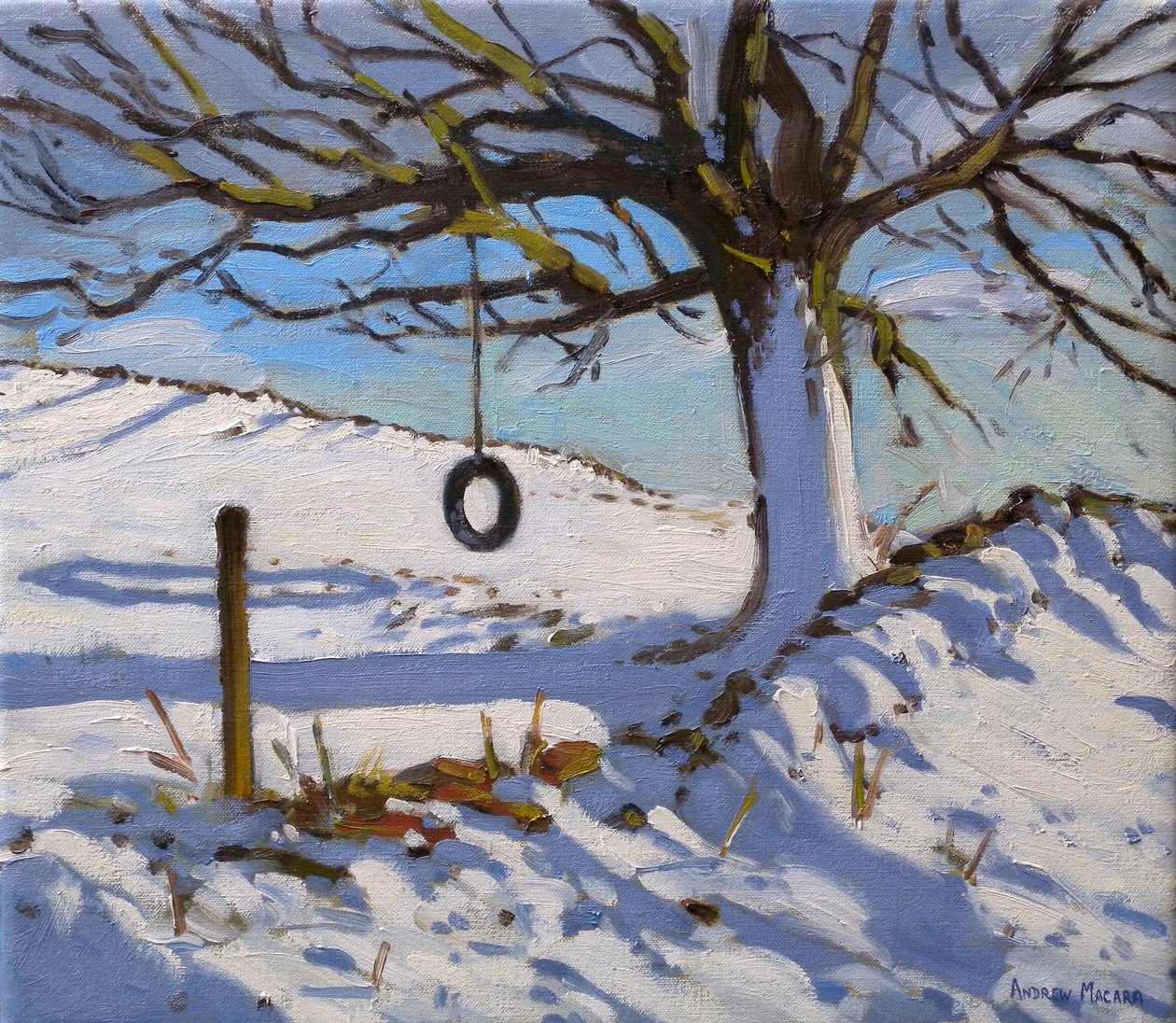 A hinta, 2011 (olaj, vászon) alkotó: Andrew Macara