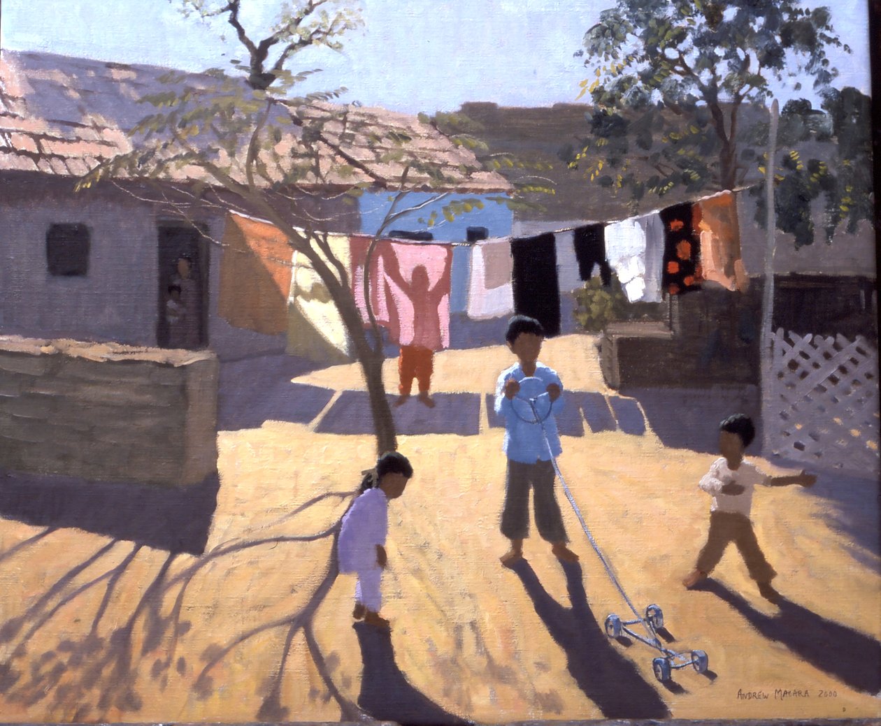 Játékautó, Gudzsarát, India (olaj, vászon) alkotó: Andrew Macara