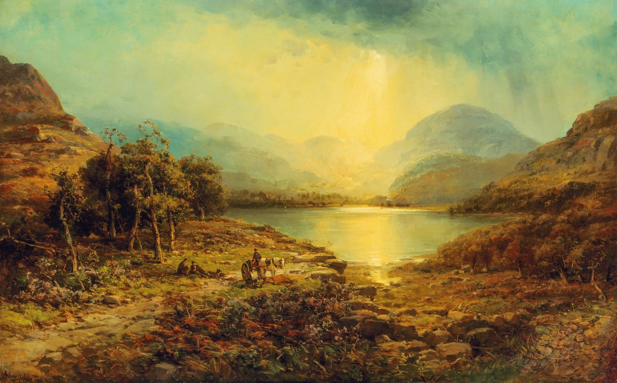 The Hunting Party (olaj, vászon) alkotó: Andrew Melrose