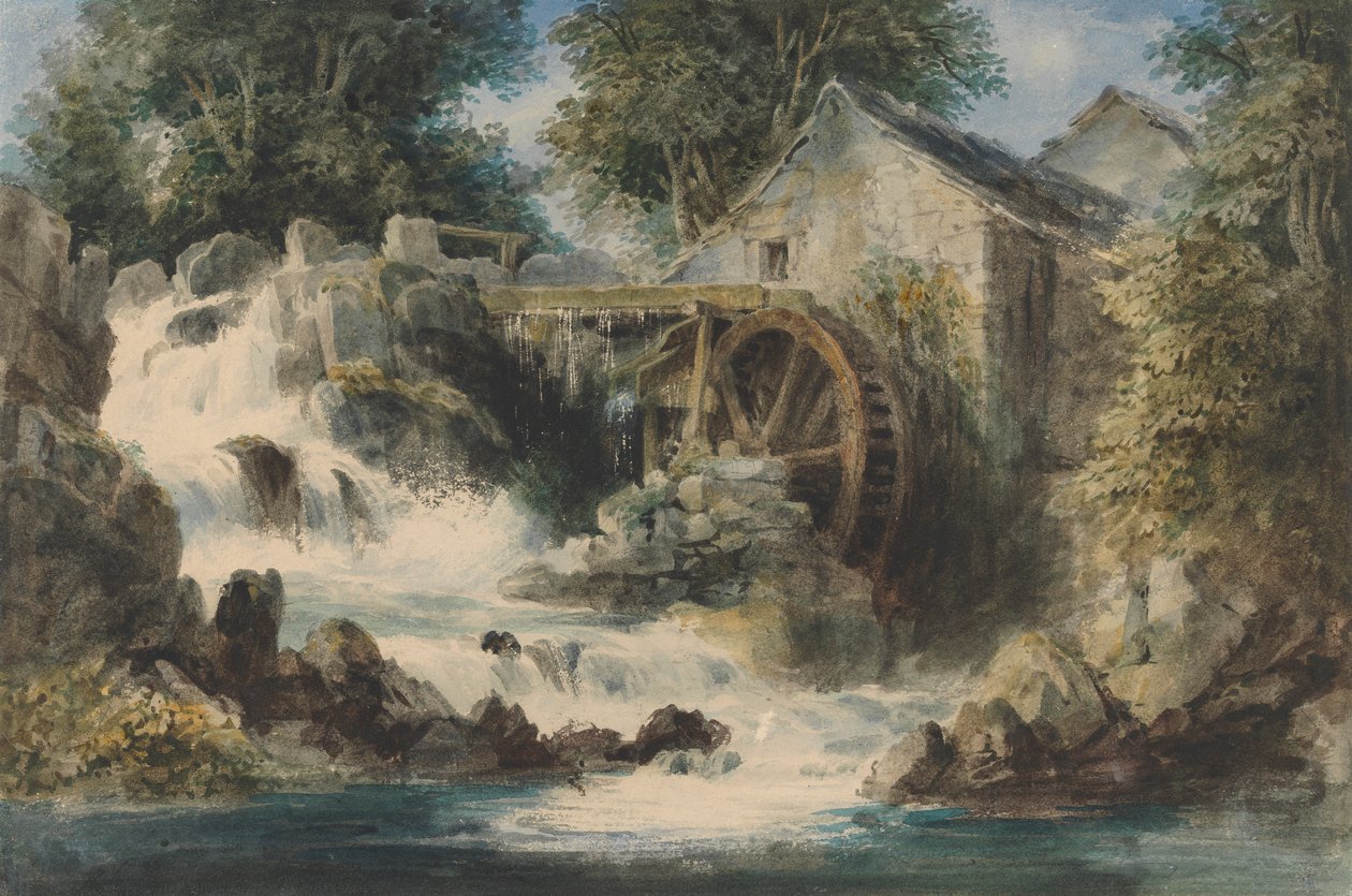 Egy Overshot Mill alkotó: Andrew Nicholl