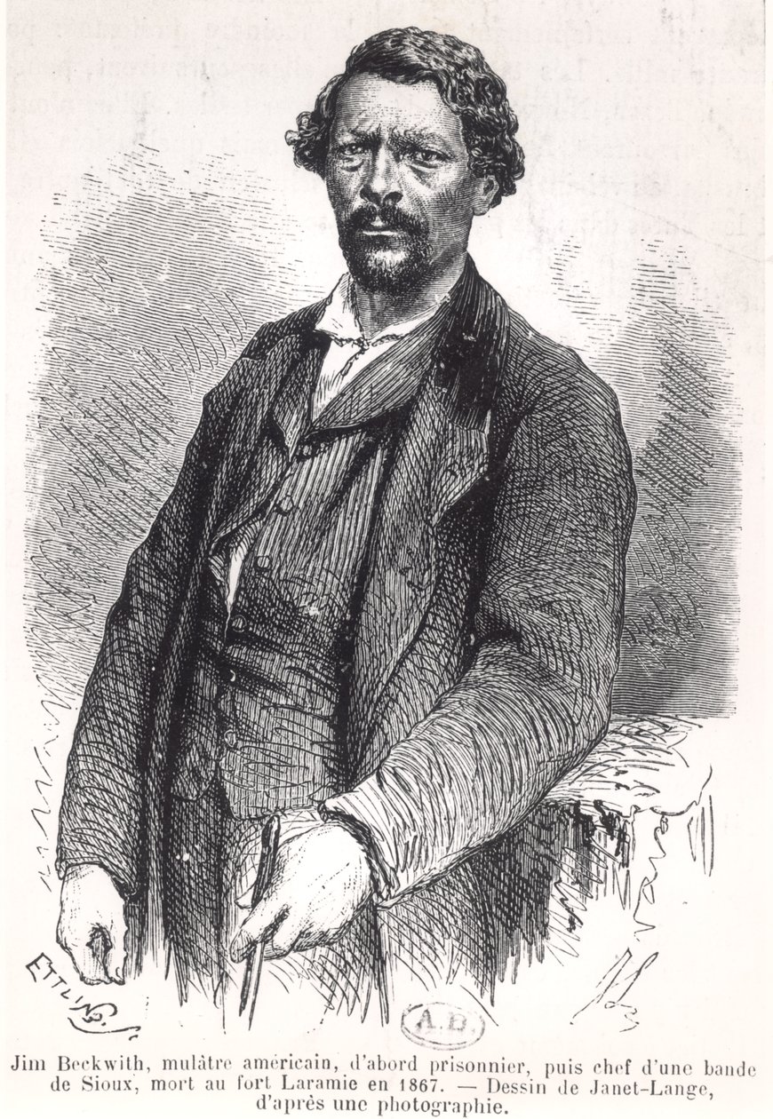 Jim Beckwourth alkotó: Ange Louis Janet