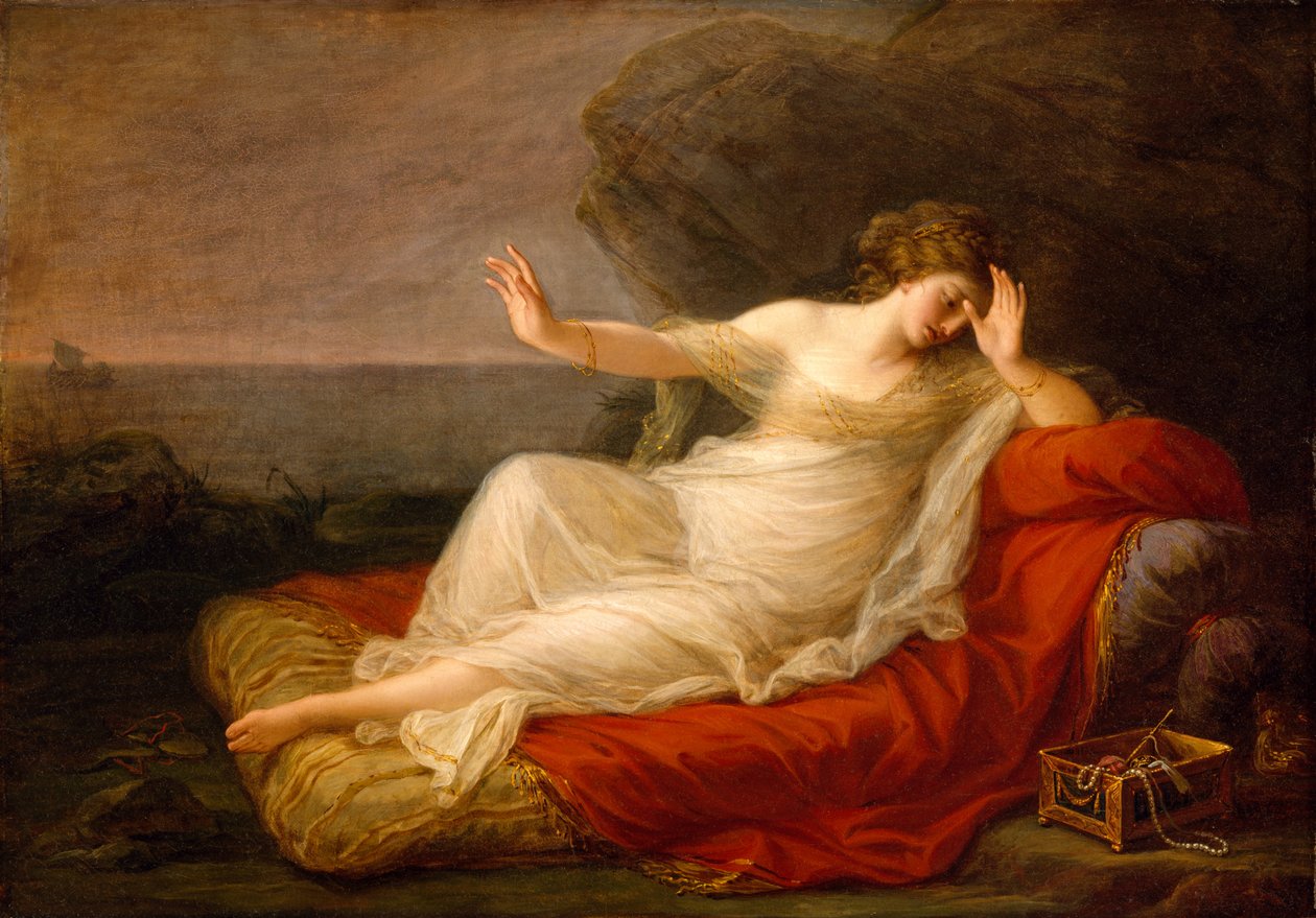 Ariadnét Thészeusz elhagyta Naxoson, 1774 alkotó: Angelica Kauffmann