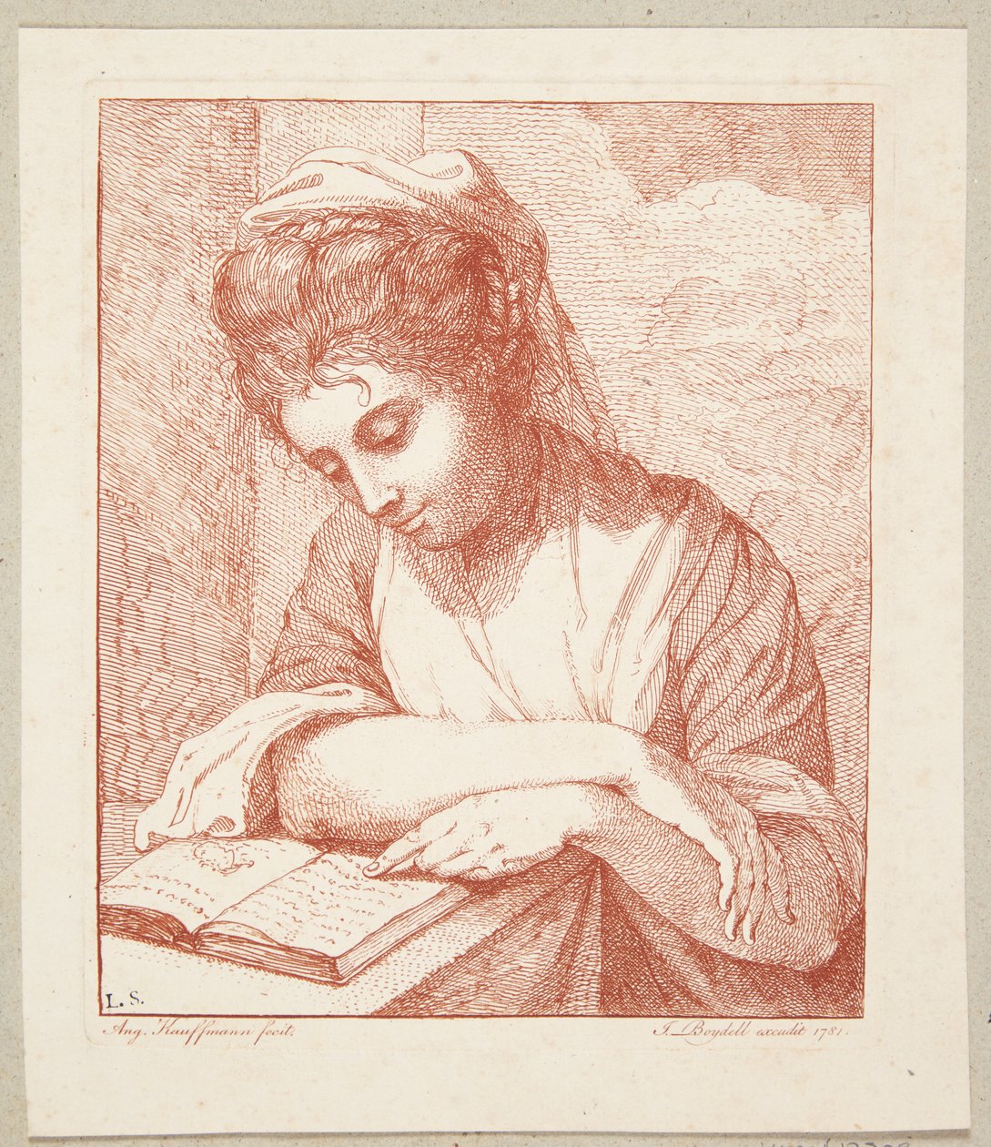 Az olvasó lány alkotó: Angelica Kauffmann