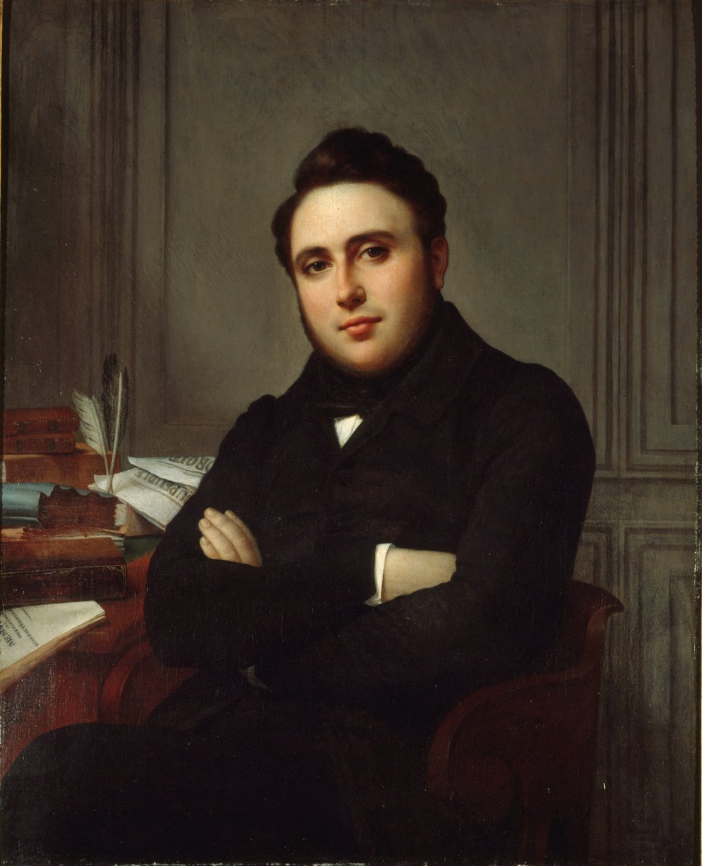 Alexandre Ledru-Rollin portréja 1807-1874, 1838. alkotó: Angelique Mongez