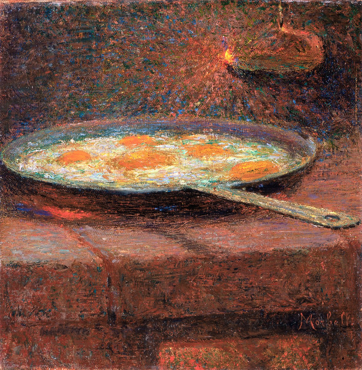Csendélet alkotó: Angelo Morbelli