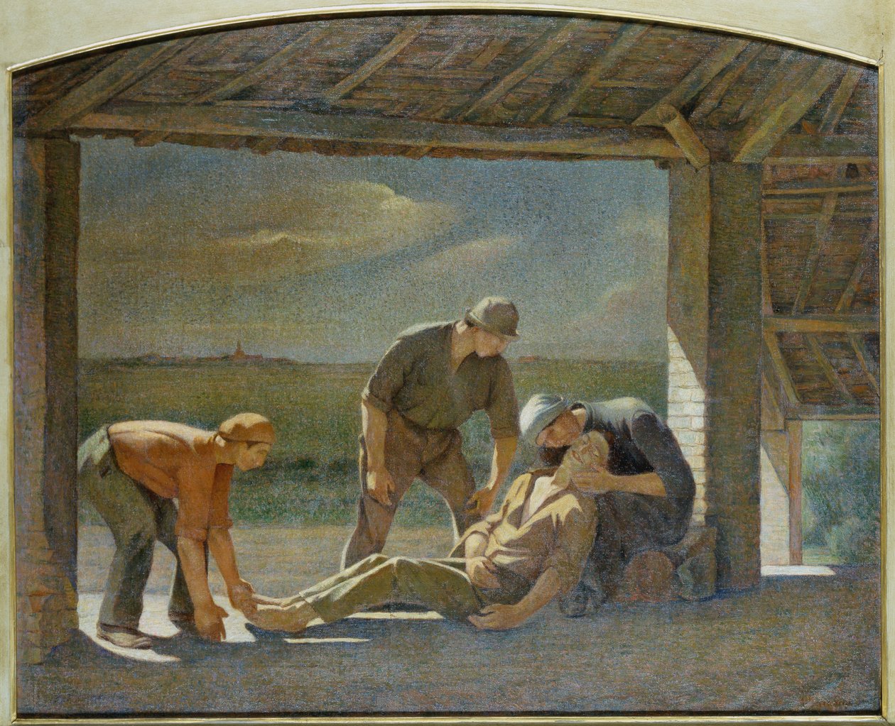 Pieta (olaj, vászon) alkotó: Angelo Barabino