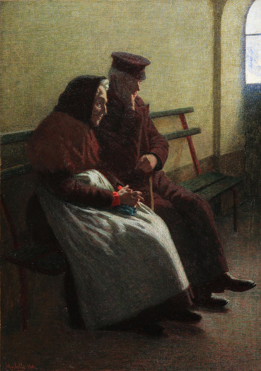 Távoli idők, 1908. alkotó: Angelo Morbelli