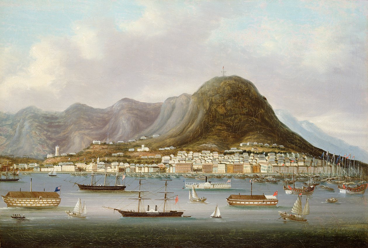Hongkong kilátása alkotó: Anglo Chinese School