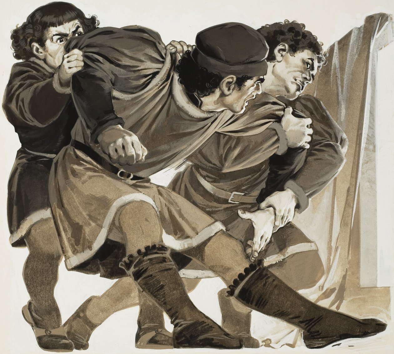 Baldaccio (1400-41) (gouache, papír) alkotó: Angus McBride