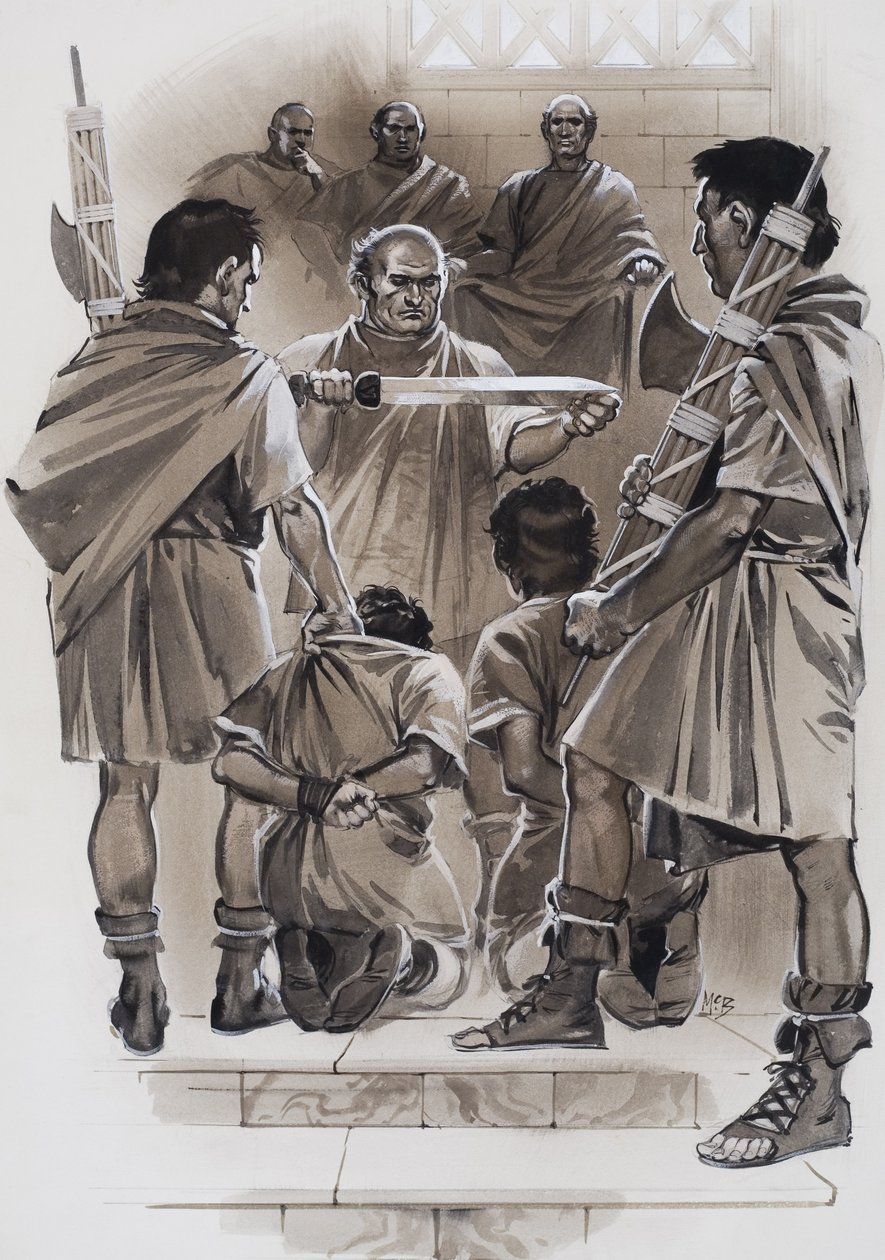 Lucius Junius Brutus (gouache, papír) alkotó: Angus McBride