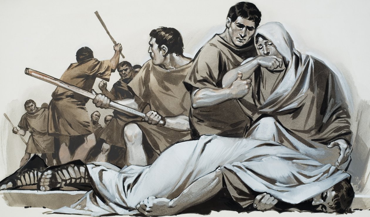 Tiberius Gracchus (gouache, papír) alkotó: Angus McBride